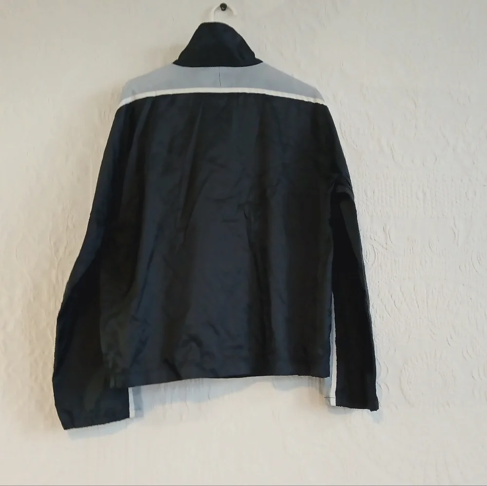 Nike Black Pullover Windbreaker Jacket Lightweight Activewear Workout Large